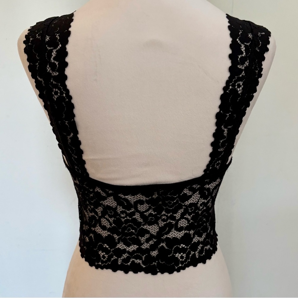 Intimately by Free People, Dream Away Black Lace Brami, Size S - Picture 6 of 7